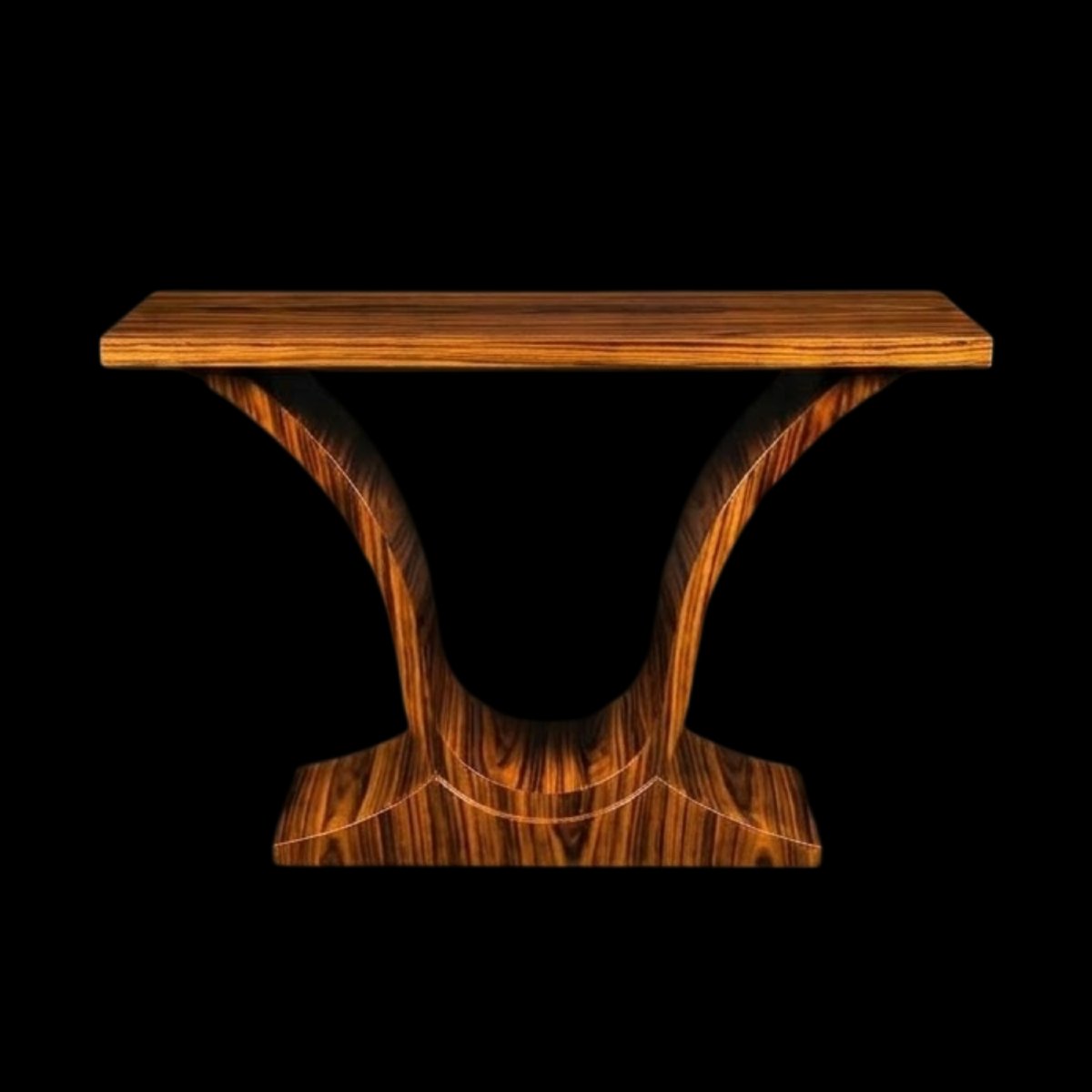 Art Deco Console Table With Rosewood Veneer 