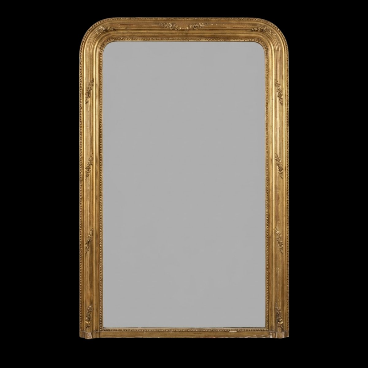 Napoleon III-era Gilded Trumeau/mirror.