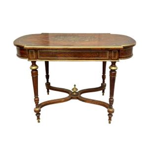 Napoleon III Crosspiece Center Table
