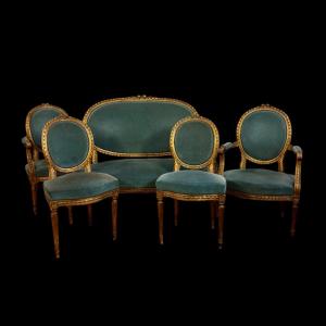 Salon 5 pièces de Style Louis XVI
