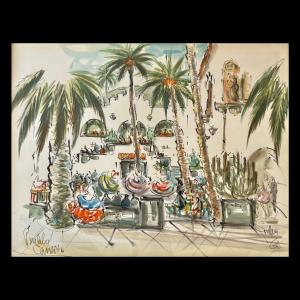 Aquarelle des Îles Canaries