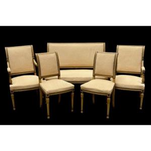 Salon 5 pièces de Style Directoire néoclassique