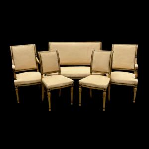 Salon 5 pièces de Style Directoire néoclassique
