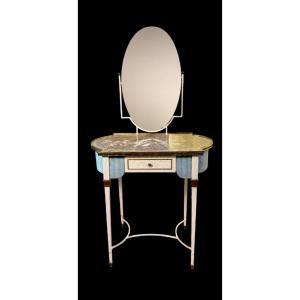 Original Dressing Table - Toile De Jouy Motif Top