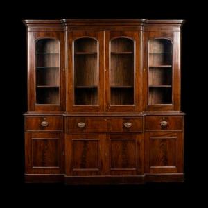 Bibliothèque / Vaisselier en Acajou d'époque Louis-Philippe