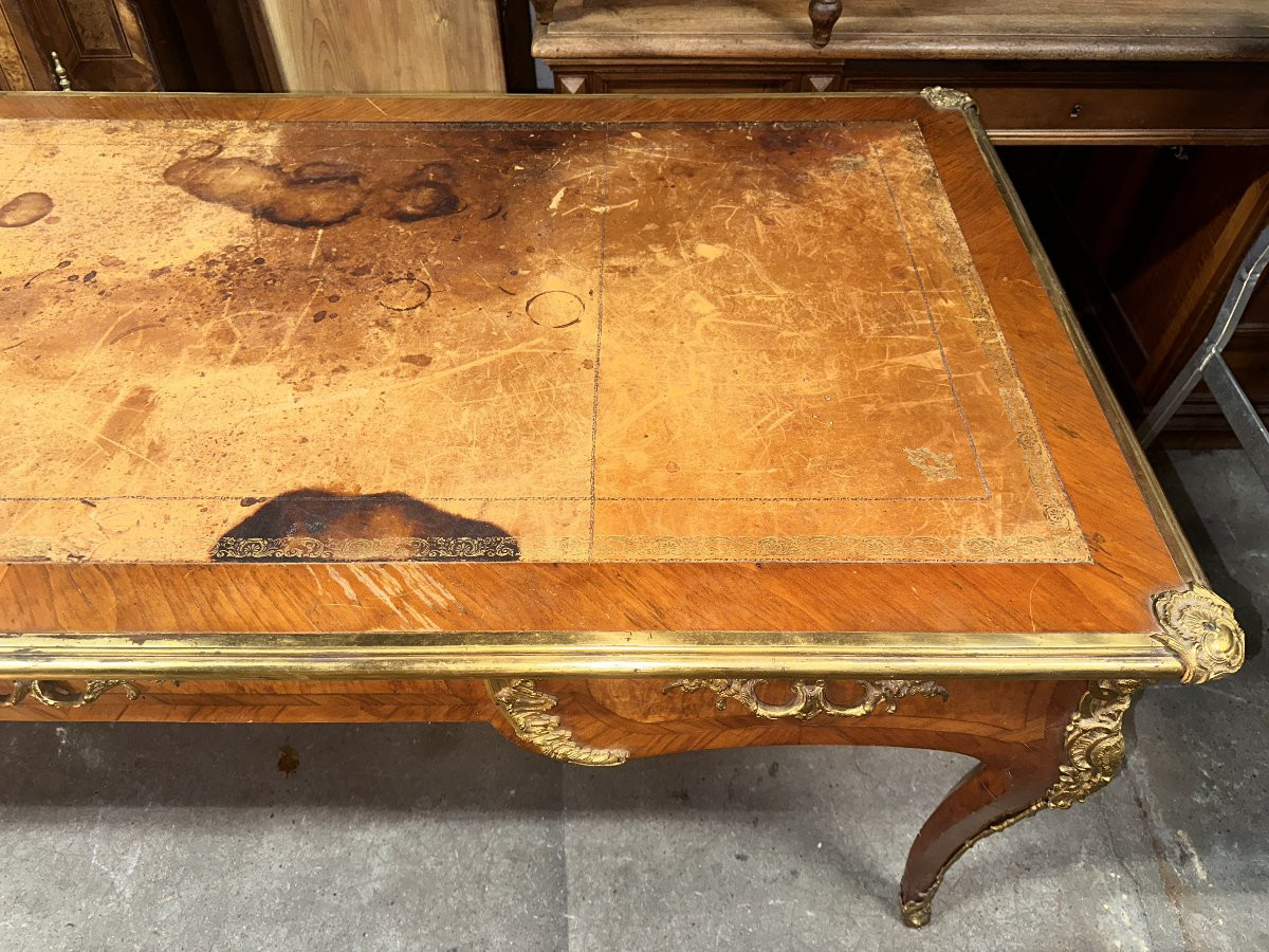 Bureau  Double Face style Louis XV,-photo-4