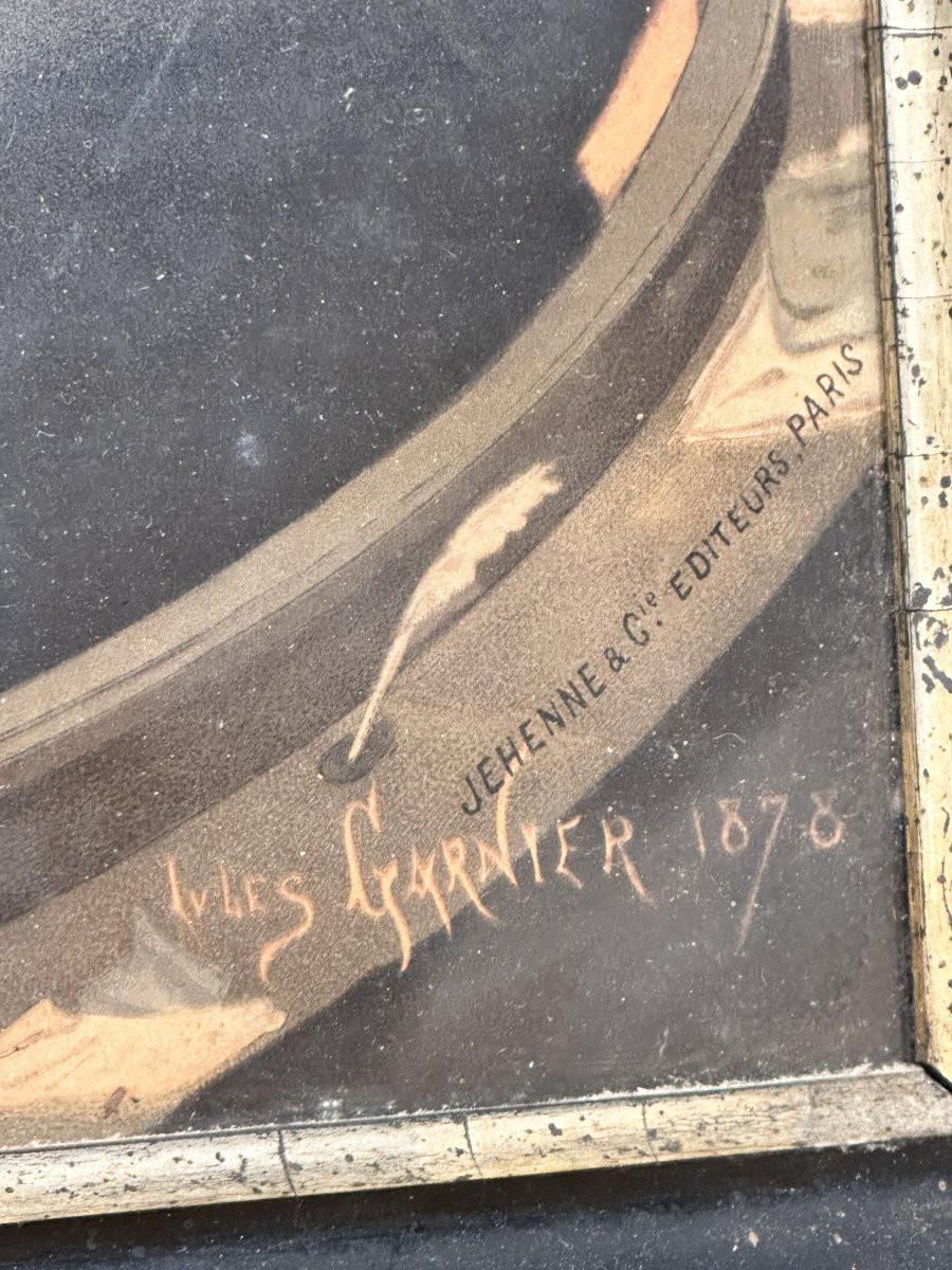 Grande Gravure Historique : Le "Sénat de la Troisième République" par Jules Garnier (1878)-photo-3