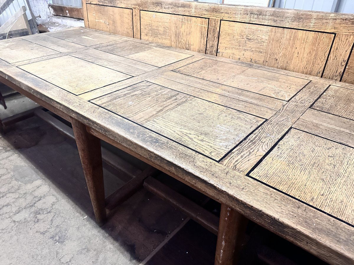 Large Library Table (circa 1950)-photo-2