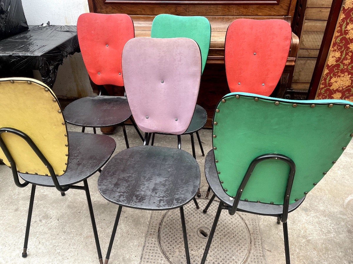 CHAISES 1950. SERIE. DE. 6-photo-4