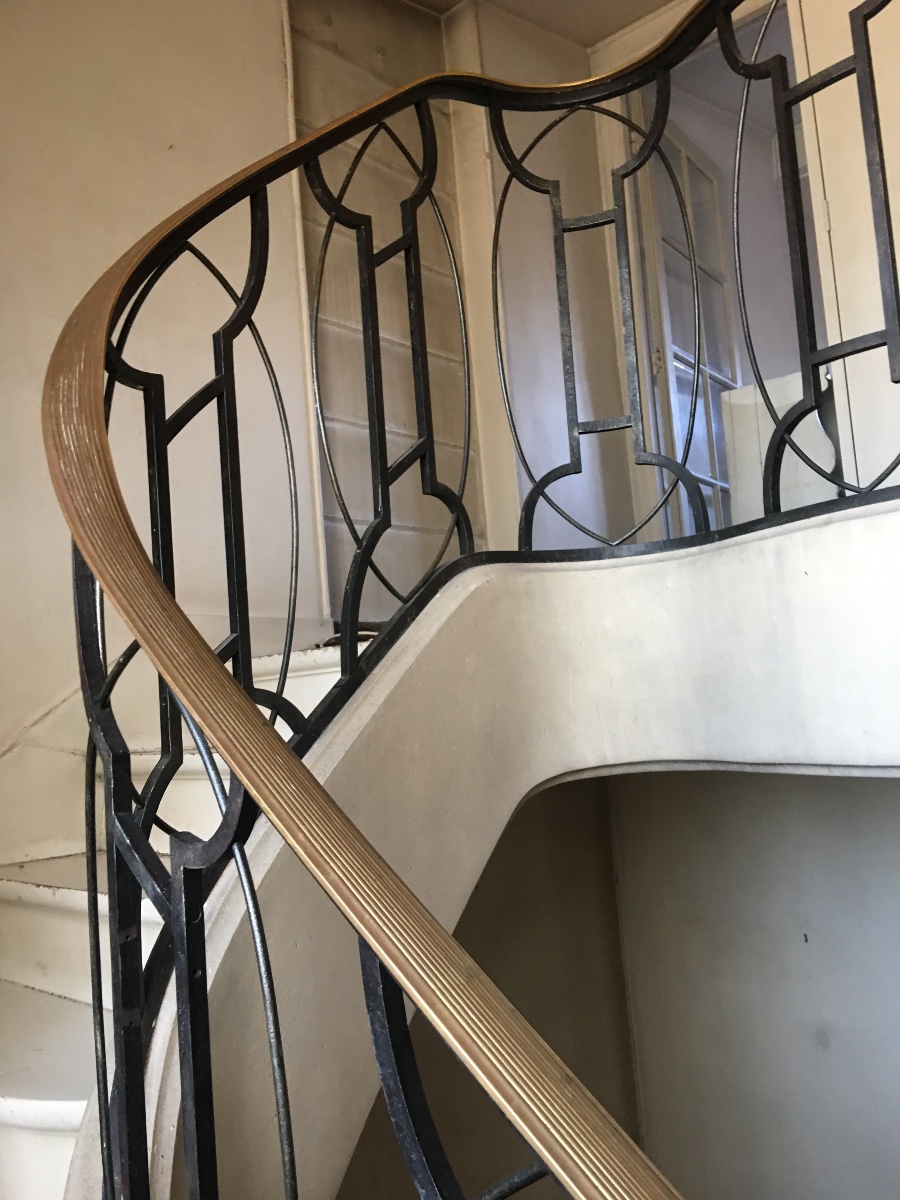 RAMPE ESCALIER. ART DECO-photo-2