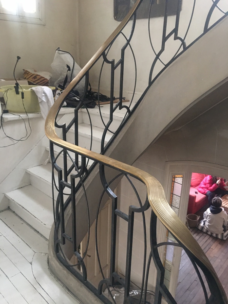 RAMPE ESCALIER. ART DECO-photo-3