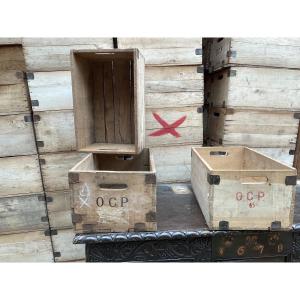 Large Batch Of Poplar Crates, Ocp (central Pharmaceutical Office)