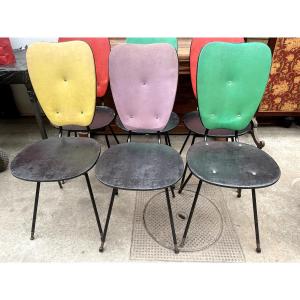 Chairs From The 1950s. Set Of 6