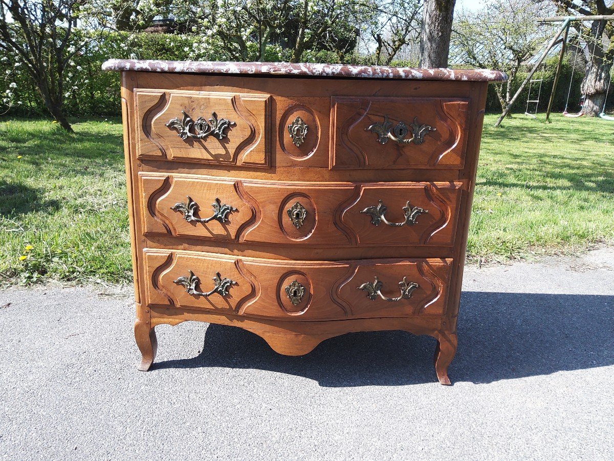 18th Century Louis XV Chest Of Drawers-photo-3