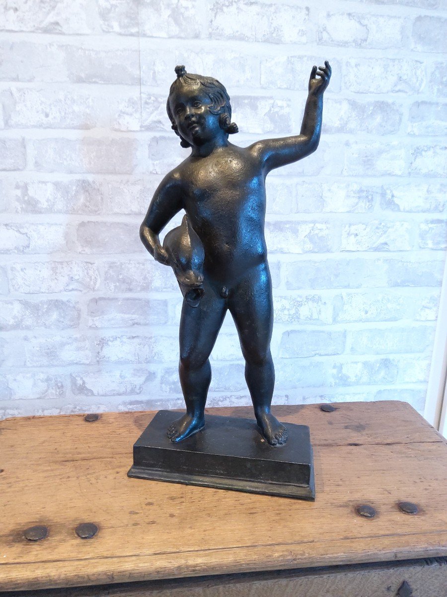 Bronze Bacchus By G Sommer Napoli Italy 