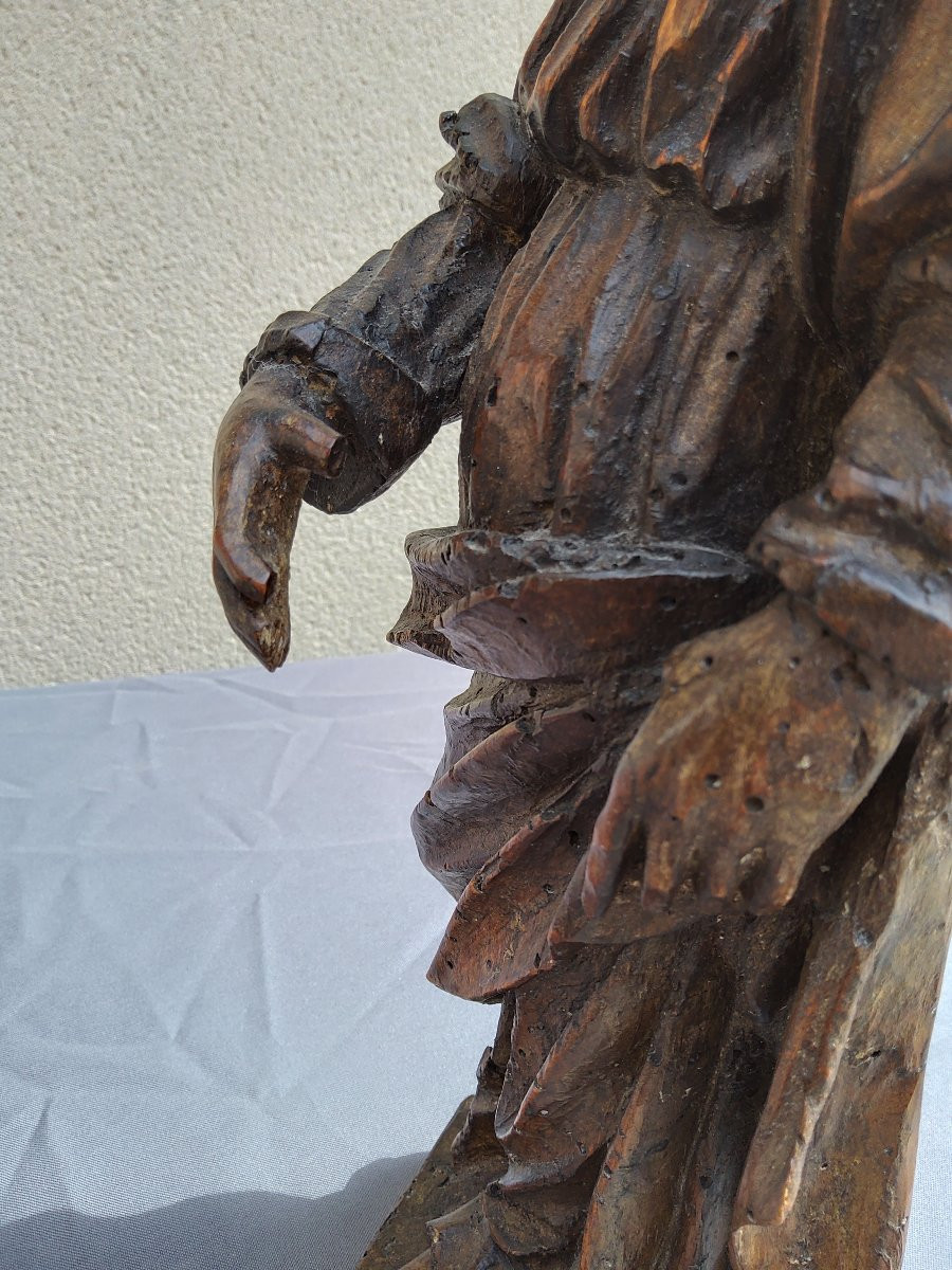 Statue religieuse 17ème -photo-2