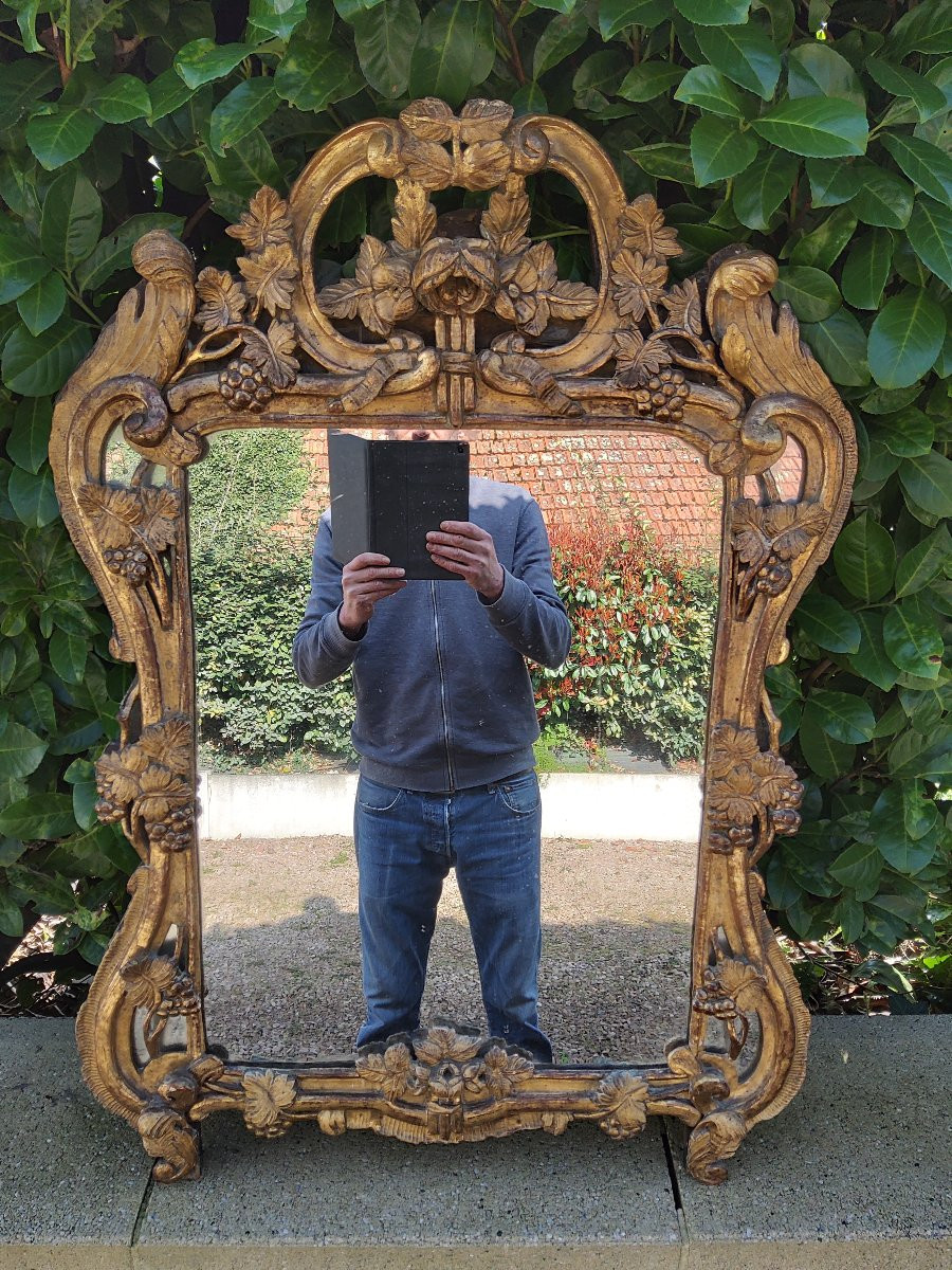 Grand miroir Louis XV pareclose -photo-2