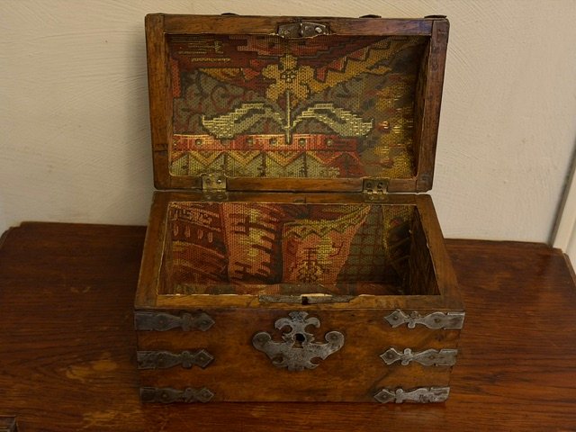 Coffret de voyage en placage de noyer LXIV-photo-2