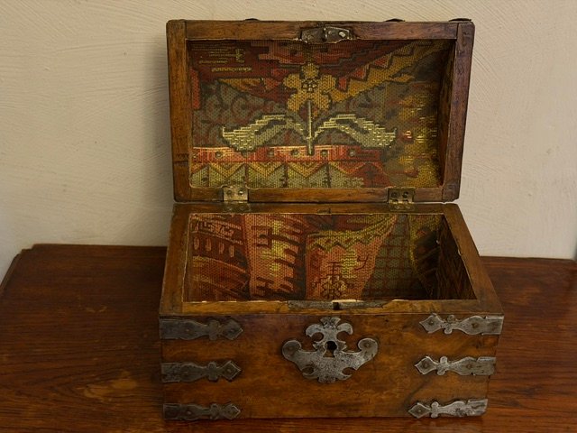 Coffret de voyage en placage de noyer LXIV-photo-3