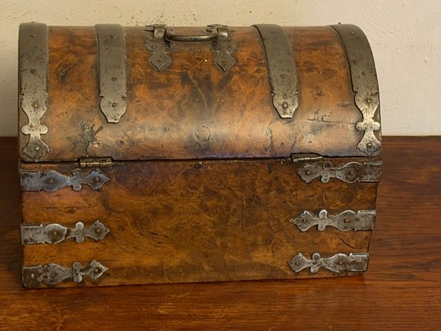Coffret de voyage en placage de noyer LXIV-photo-4