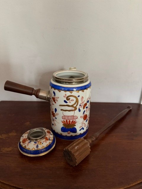Chocolatière en porcelaine XIX Samson-photo-1