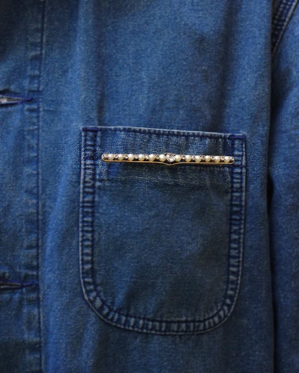 Bague cible Art Deco rubis diamants en or 18k et platine, bague ancienne, circulaire-photo-3