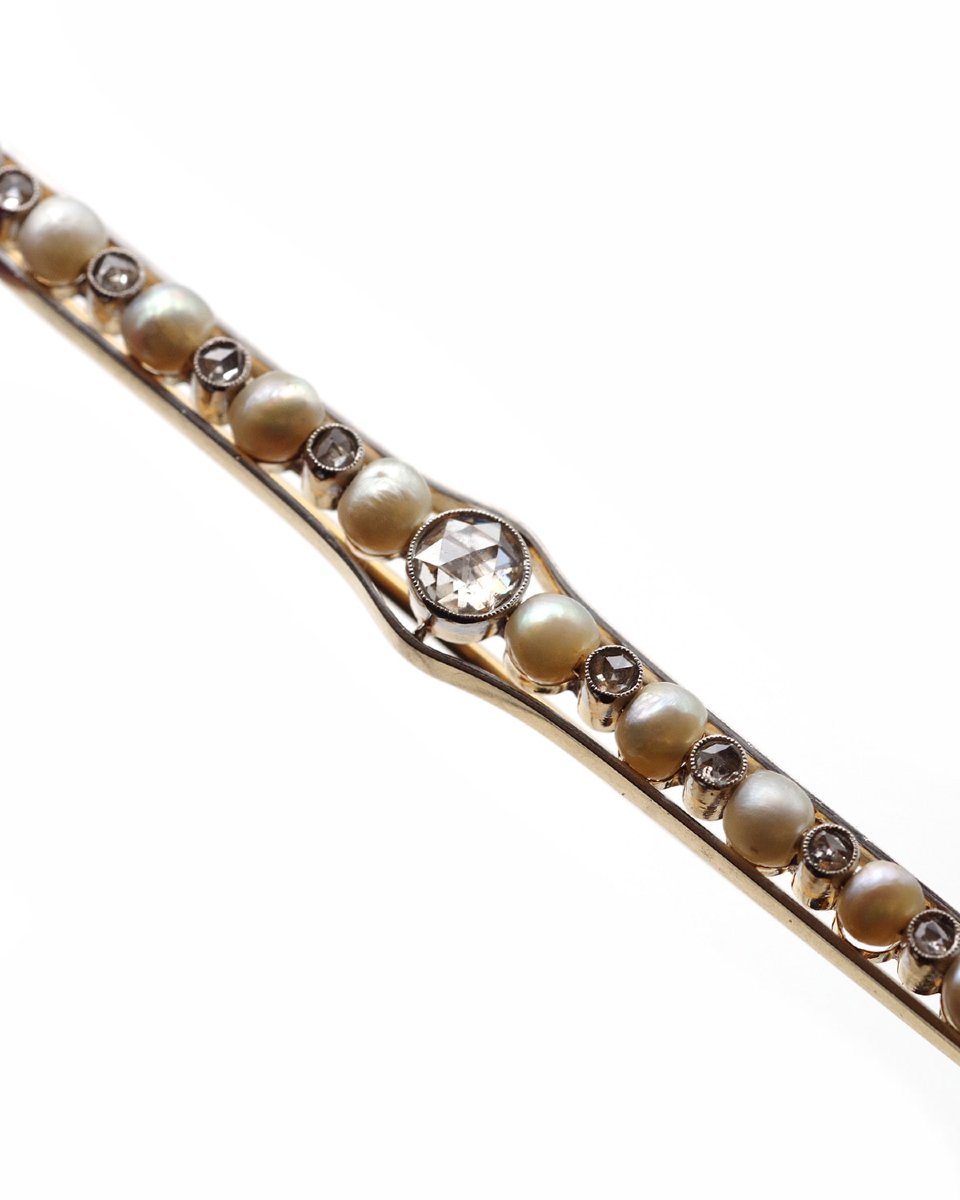 Bague cible Art Deco rubis diamants en or 18k et platine, bague ancienne, circulaire-photo-2