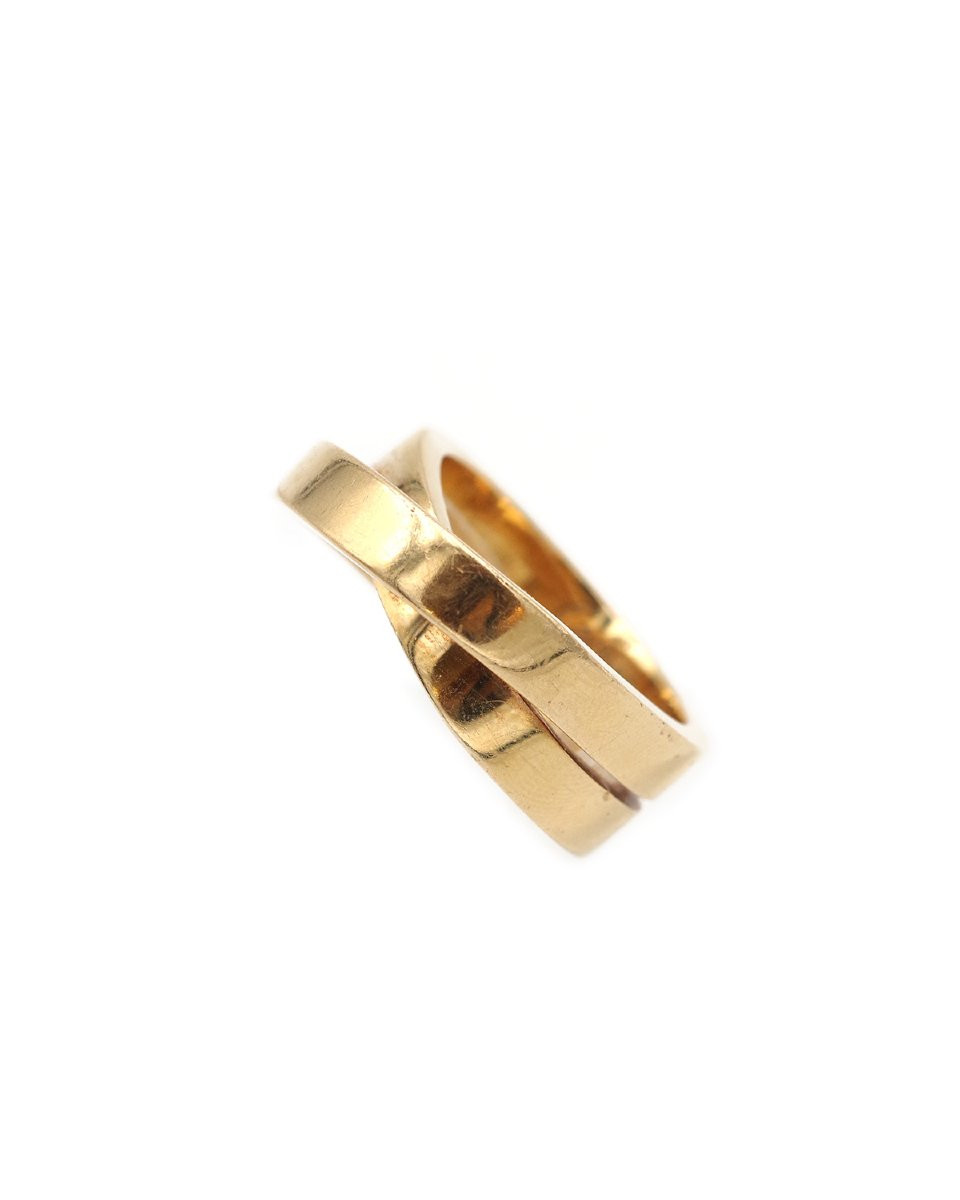 Cartier Nouvelle Vague Ring In 18k Gold, New Ware Ring By Cartier, Certificate-photo-3