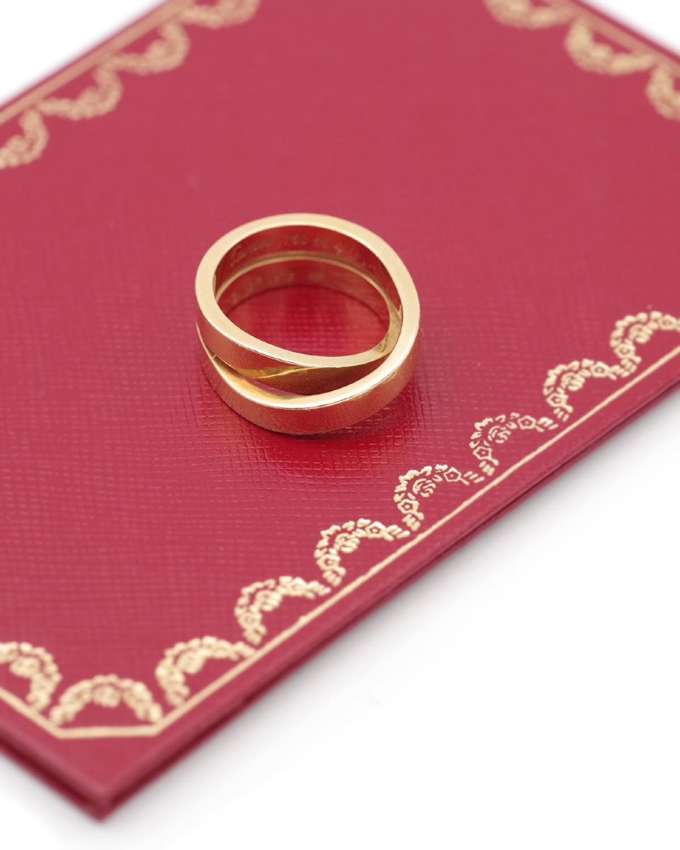 Cartier Nouvelle Vague Ring In 18k Gold, New Ware Ring By Cartier, Certificate-photo-4