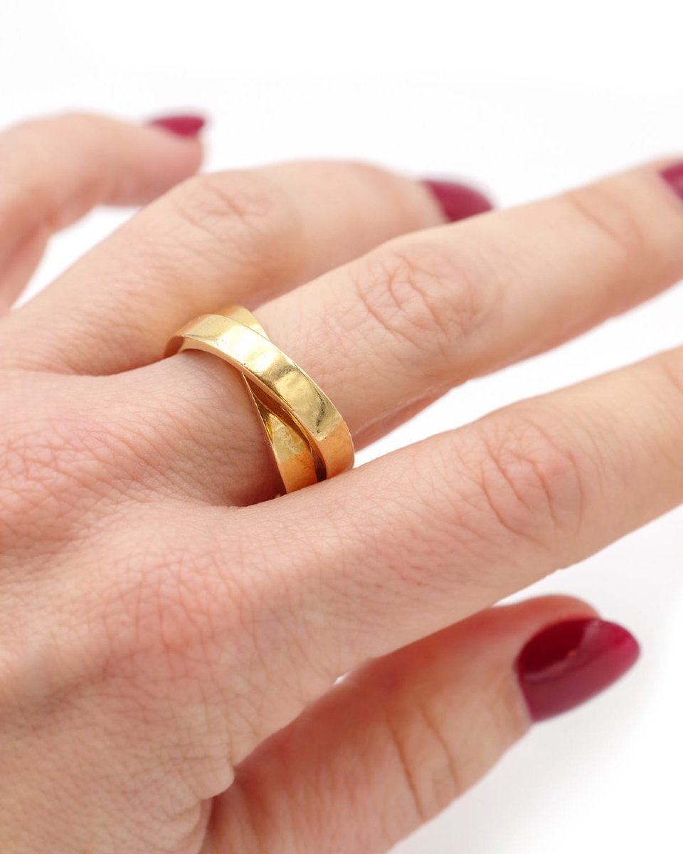 Cartier Nouvelle Vague Ring In 18k Gold, New Ware Ring By Cartier, Certificate-photo-6