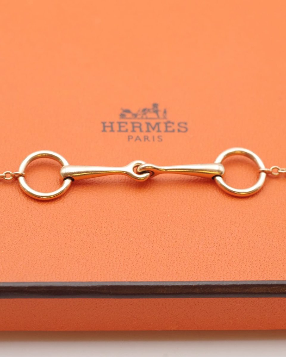 Hermès Filet d'Or Bracelet In 18 Karat Rose Gold, Diamond -photo-2