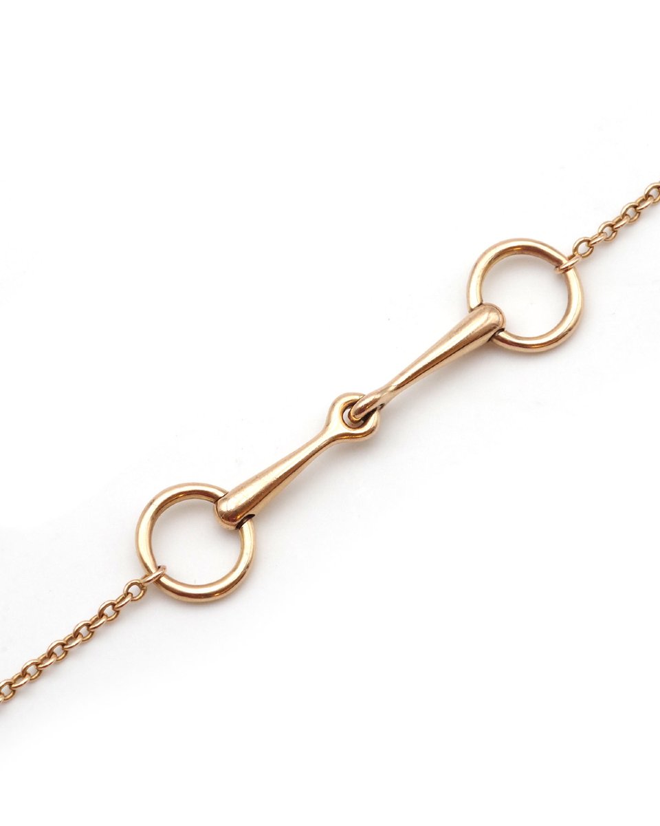 Hermès Filet d'Or Bracelet In 18 Karat Rose Gold, Diamond -photo-3