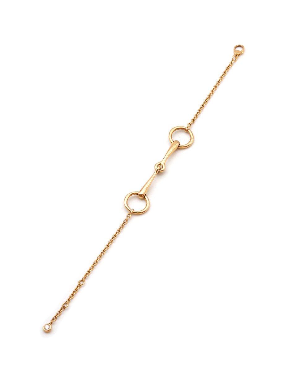 Hermès Filet d'Or Bracelet In 18 Karat Rose Gold, Diamond -photo-5