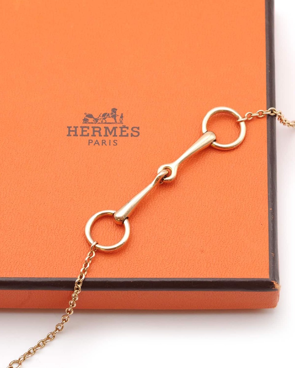 Hermès Filet d'Or Bracelet In 18 Karat Rose Gold, Diamond 