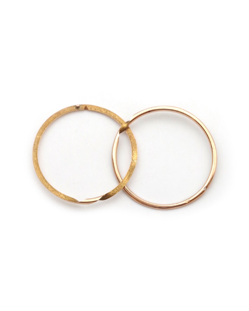 Antique Gimmel Ring In 18 Karat Gold-photo-4