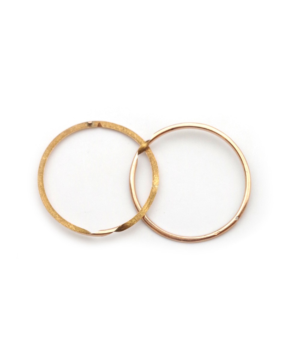 Antique Gimmel Ring In 18 Karat Gold