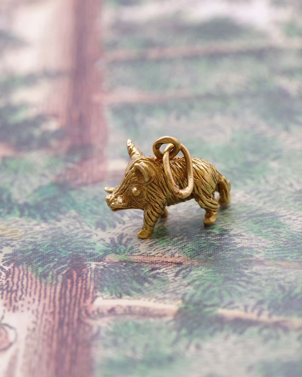 Charm pendentif sanglier en or 18 karats, Mellerio dits Meller -photo-2