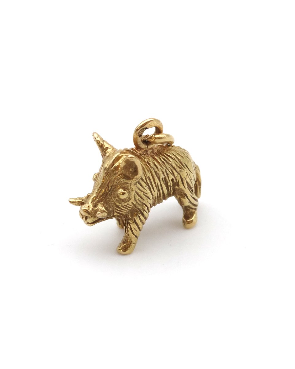 Charm pendentif sanglier en or 18 karats, Mellerio dits Meller -photo-4
