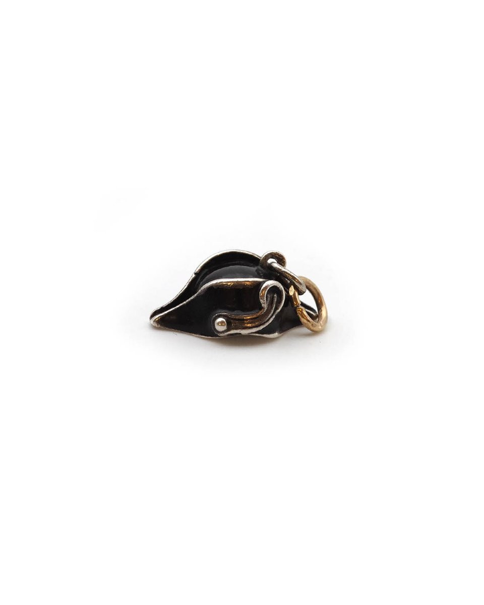 Antique French Edwardian Napoleonic Bicorne Hat Charm By Mellerio -photo-3