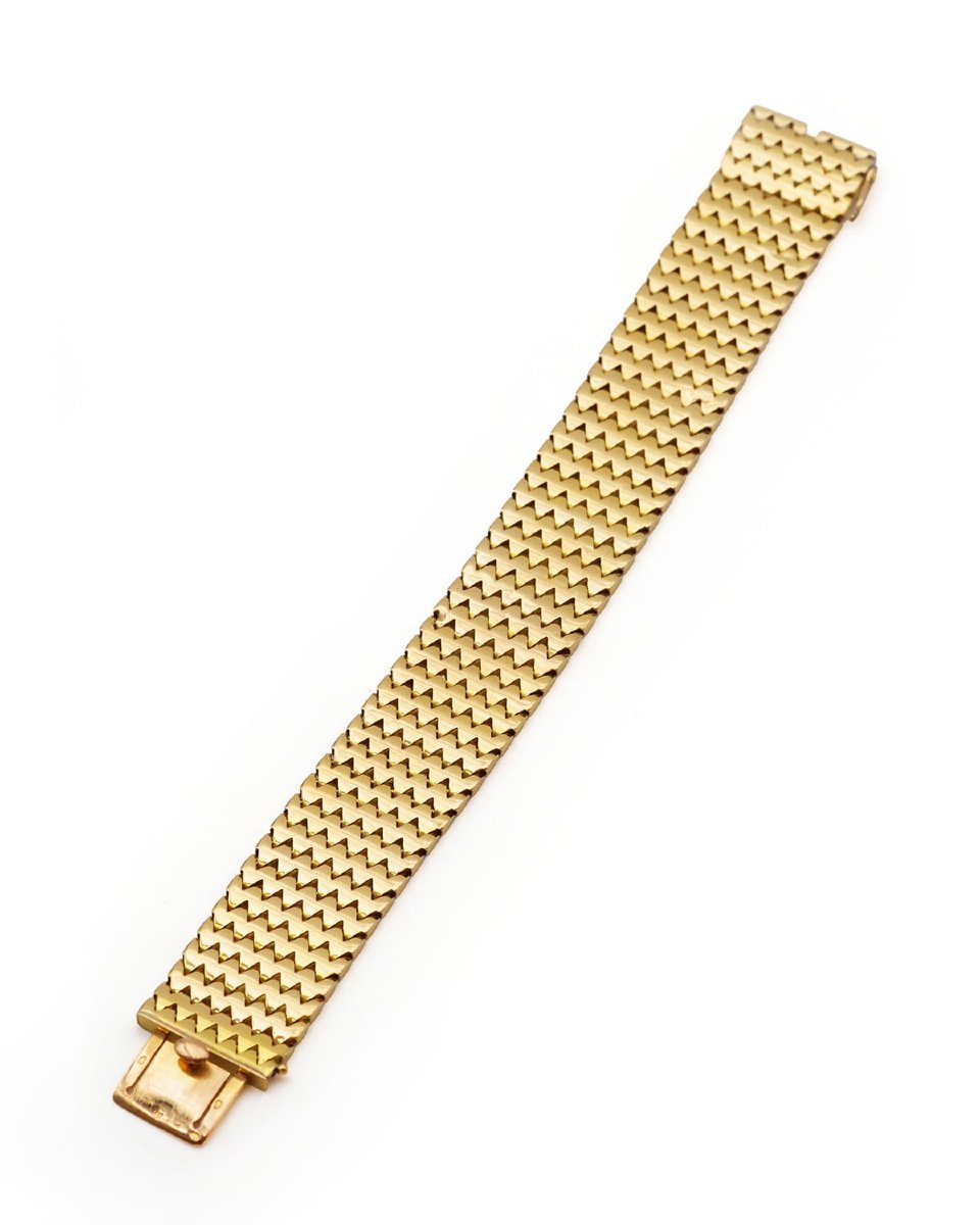 French Retro Convertible Bow Brooch Bracelet Ruby Diamonds In 18k Gold, 1940s Vintage Jewelry -photo-1