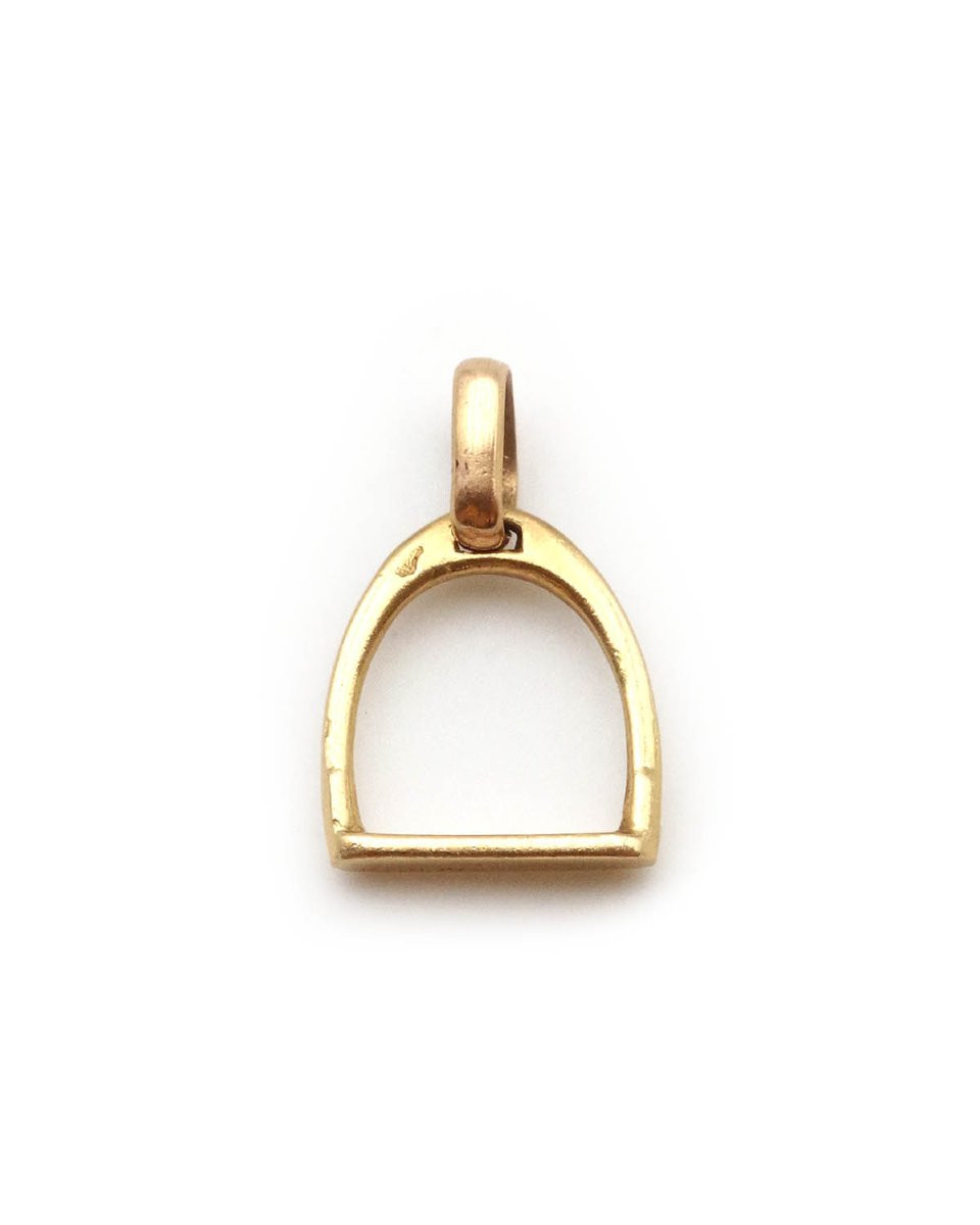 Charm pendentif Mellerio étrier en or 18k-photo-2