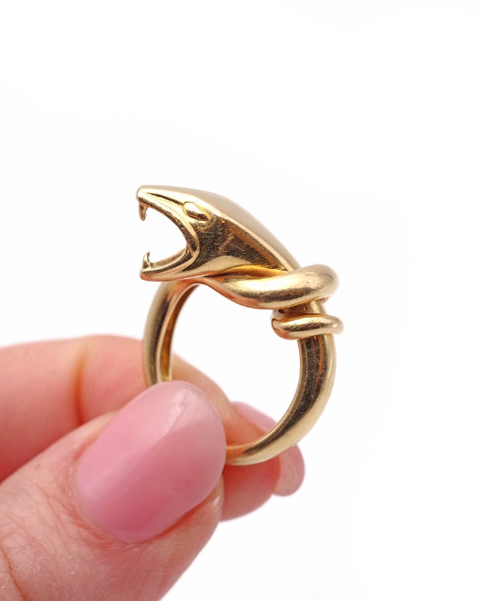 Bague Trouble Boucheron serpent en or 18 karats-photo-2