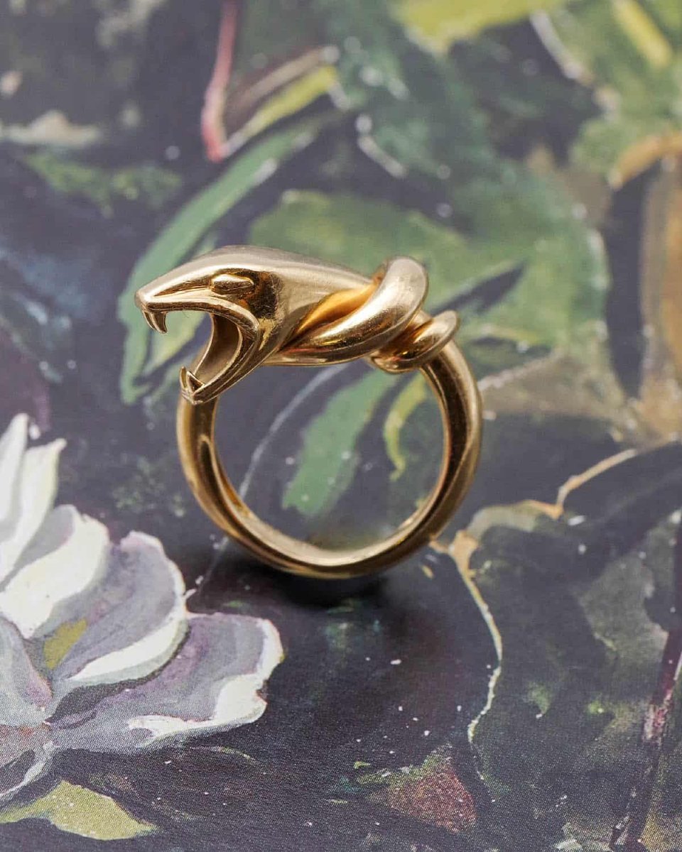 Bague Trouble Boucheron serpent en or 18 karats-photo-2