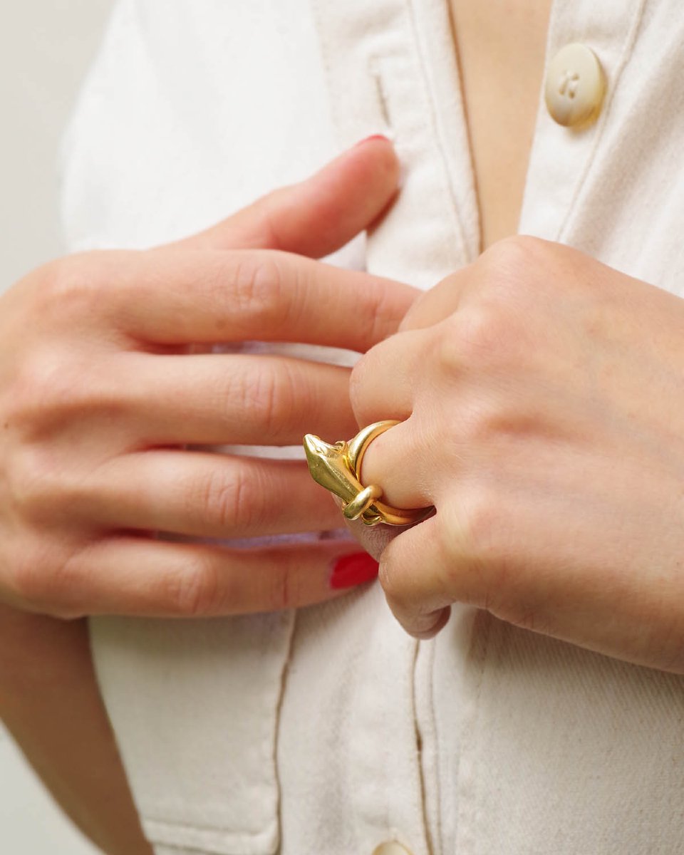 Bague Trouble Boucheron serpent en or 18 karats-photo-6
