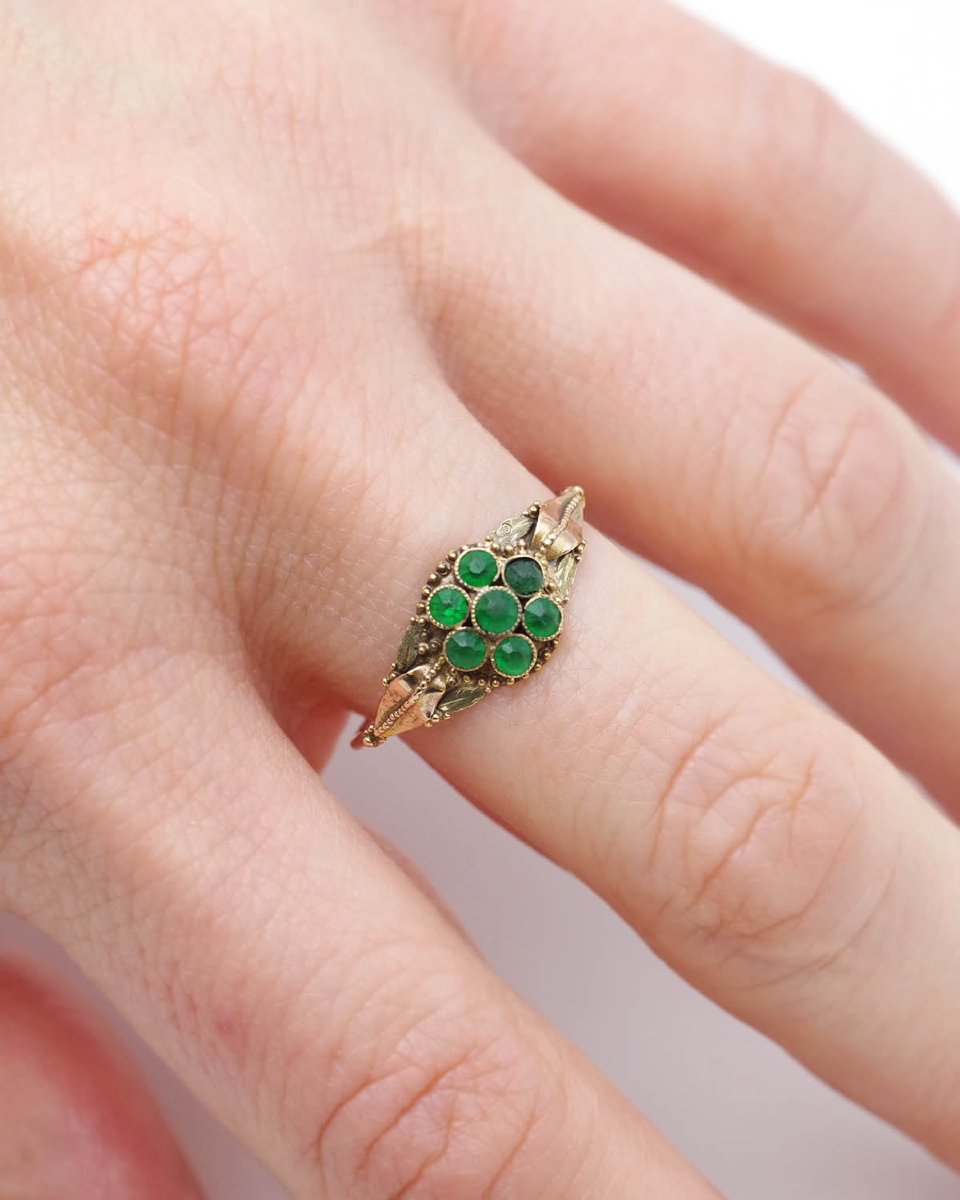 Bague régionale "à la française" en or 18 karats, Normandie-photo-4