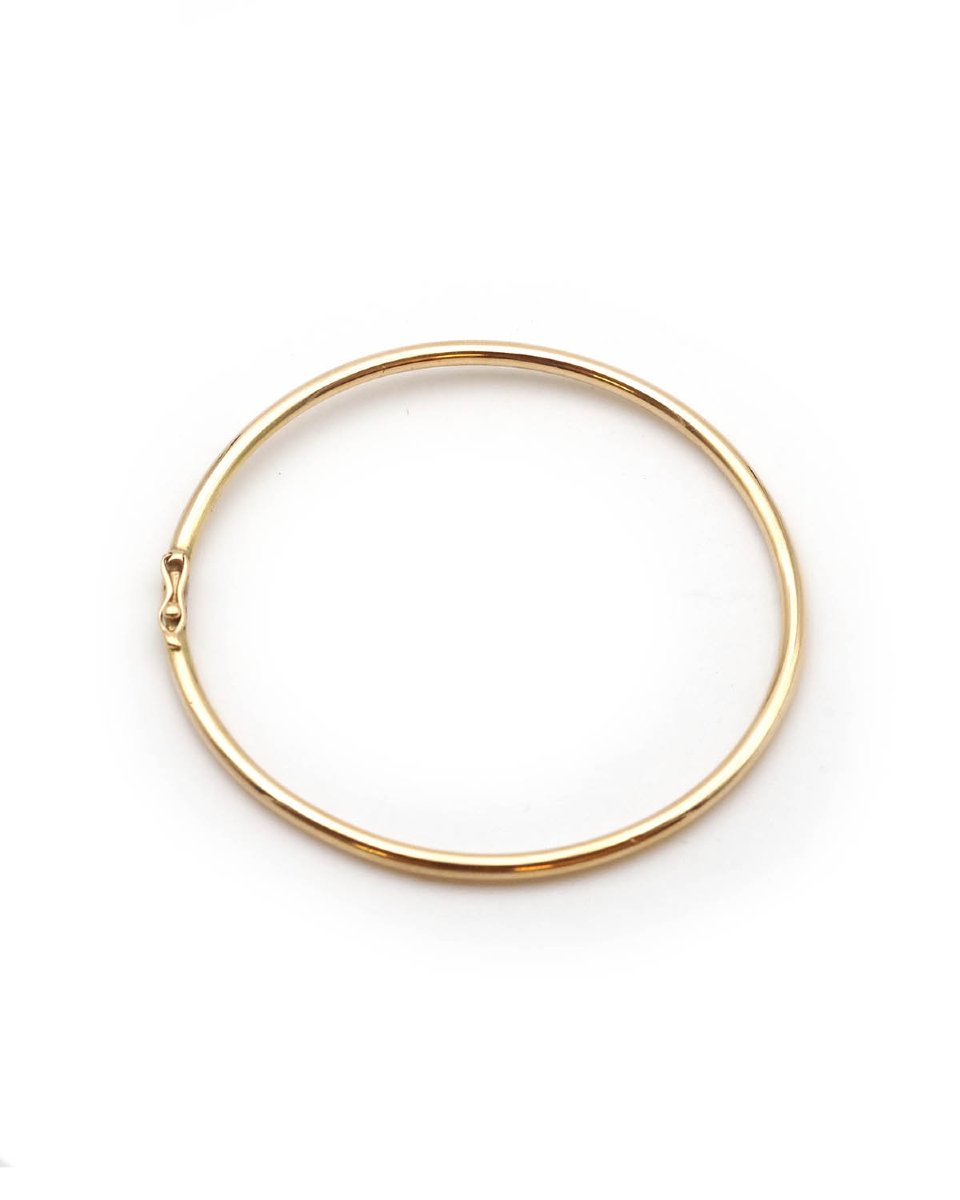 Vintage Bangle Bracelet In 18 Karat Gold -photo-1