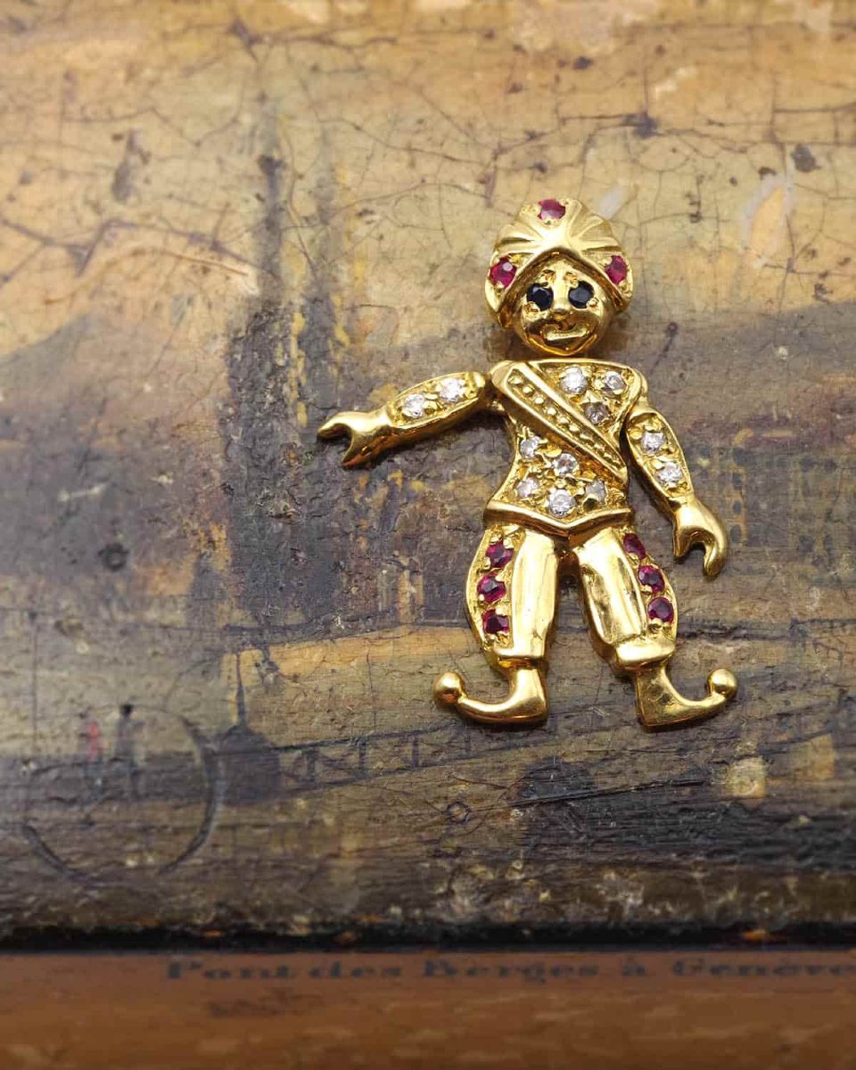 Pendentif sultan articulé en or 18 karats-photo-1