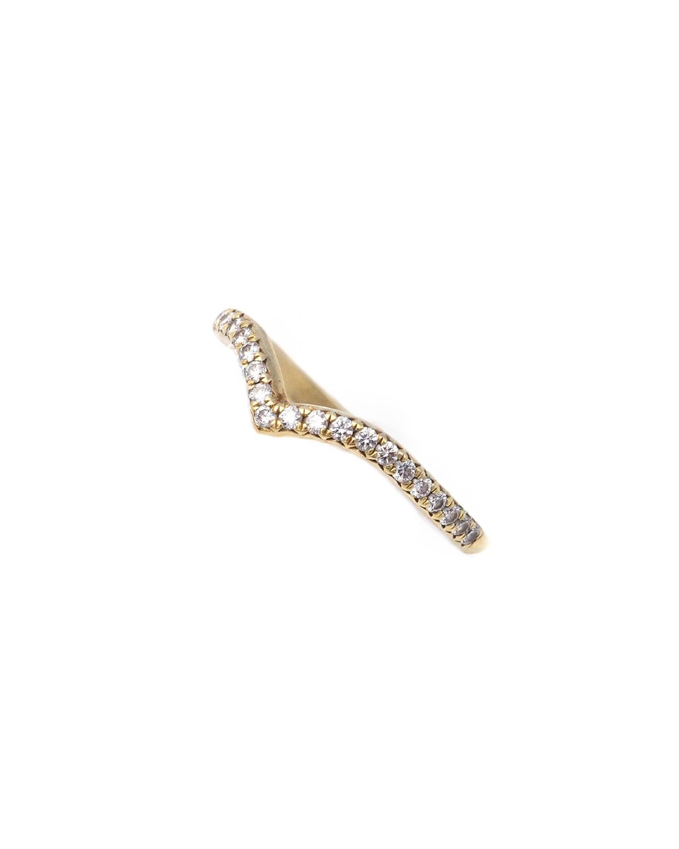Bague alliance Tiffany & Co "Soleste V" en or 18 karats et diamants-photo-4
