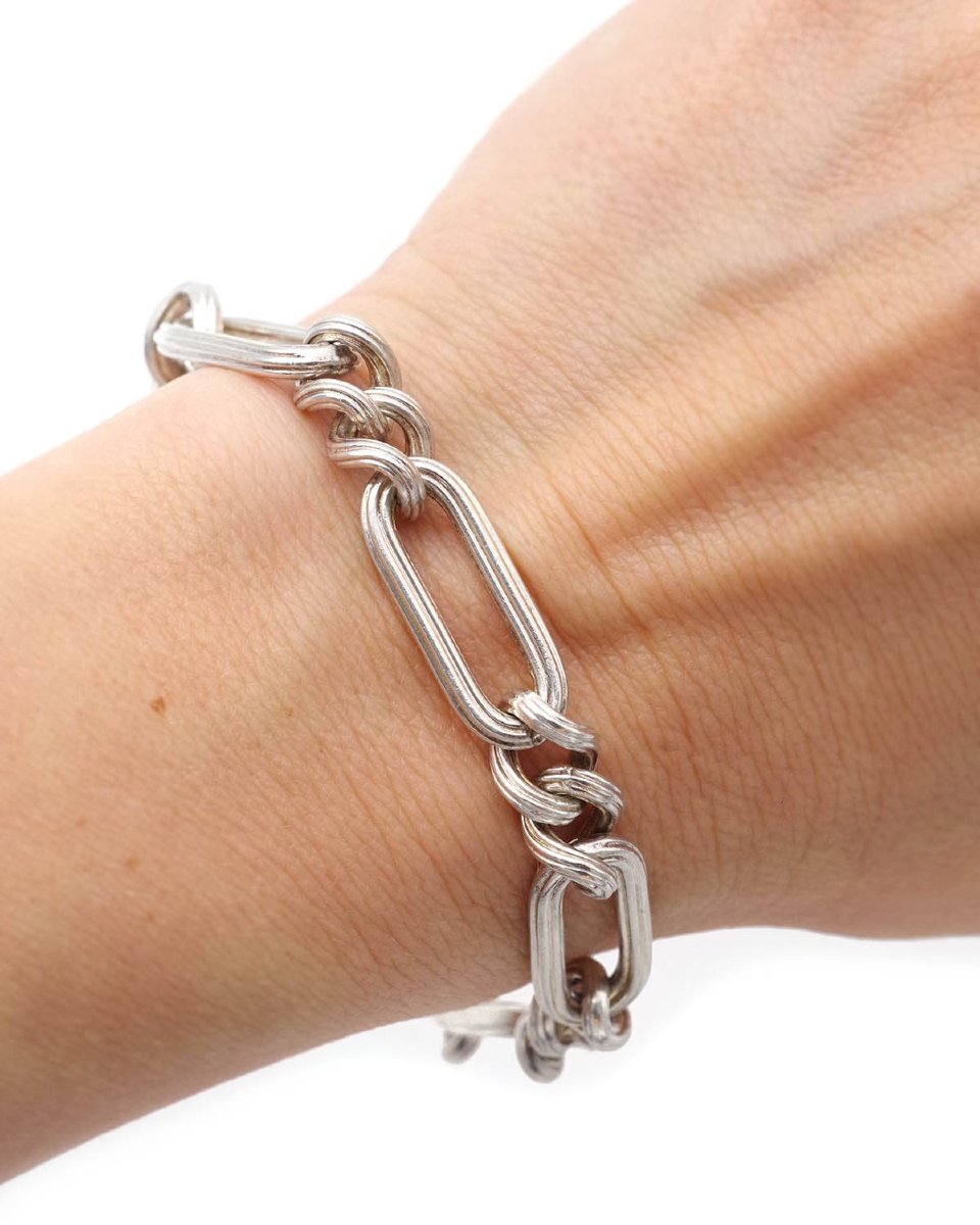 Bracelet vintage Gay Frères en argent -photo-4