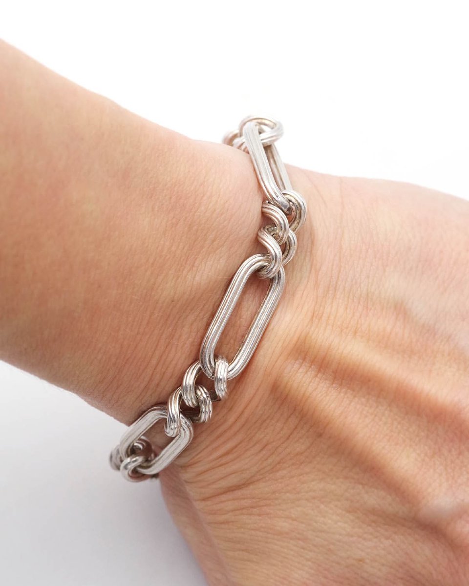 Bracelet vintage Gay Frères en argent -photo-1